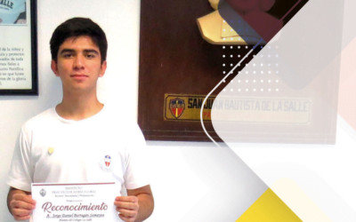 Felicitaciones a nuestro alumno de Preparatoria Jorge Daniel Barragán Samayoa