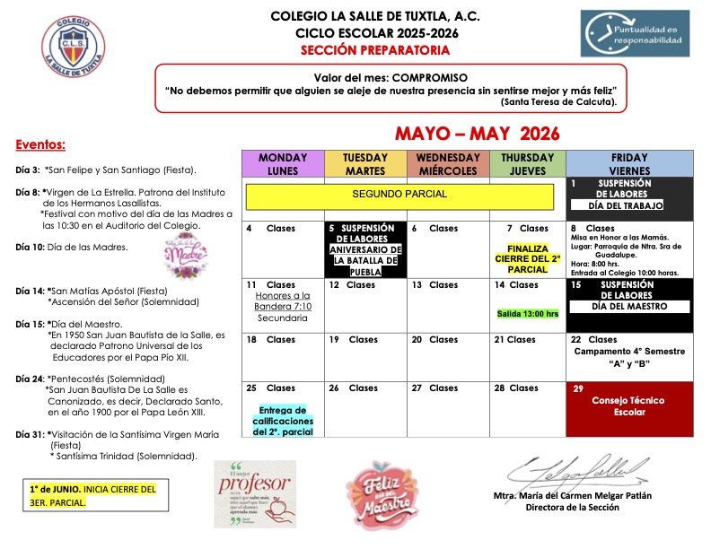 AGENDA MAYO PREPA