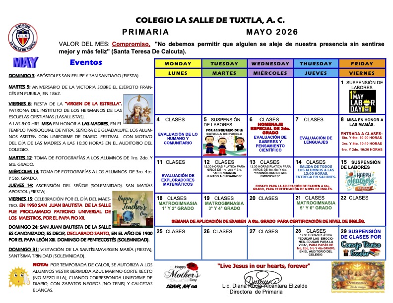 AGENDA MAYO PRIM