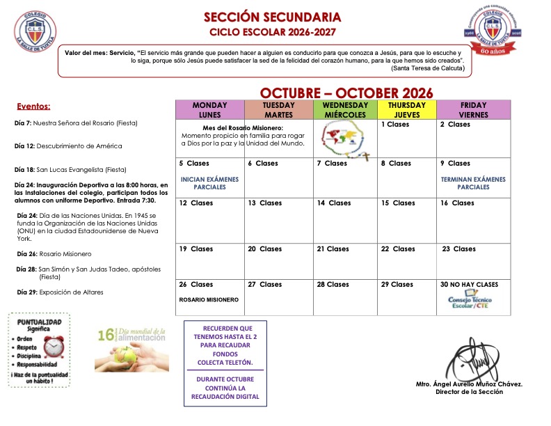 AGENDA OCT SEC